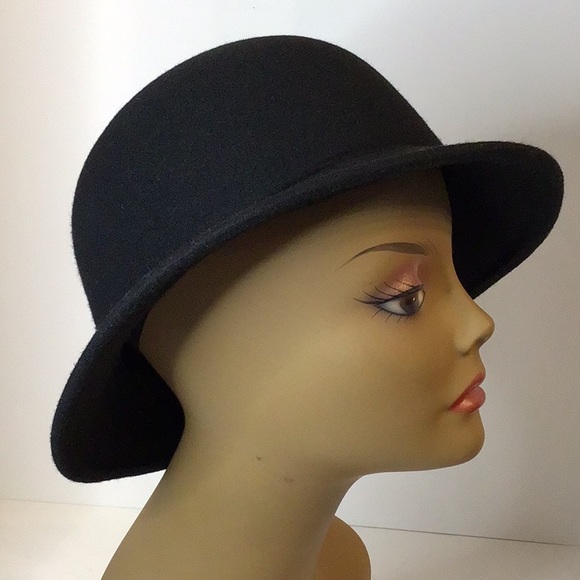 BLACK WOOL HAT - Picture 7 of 8